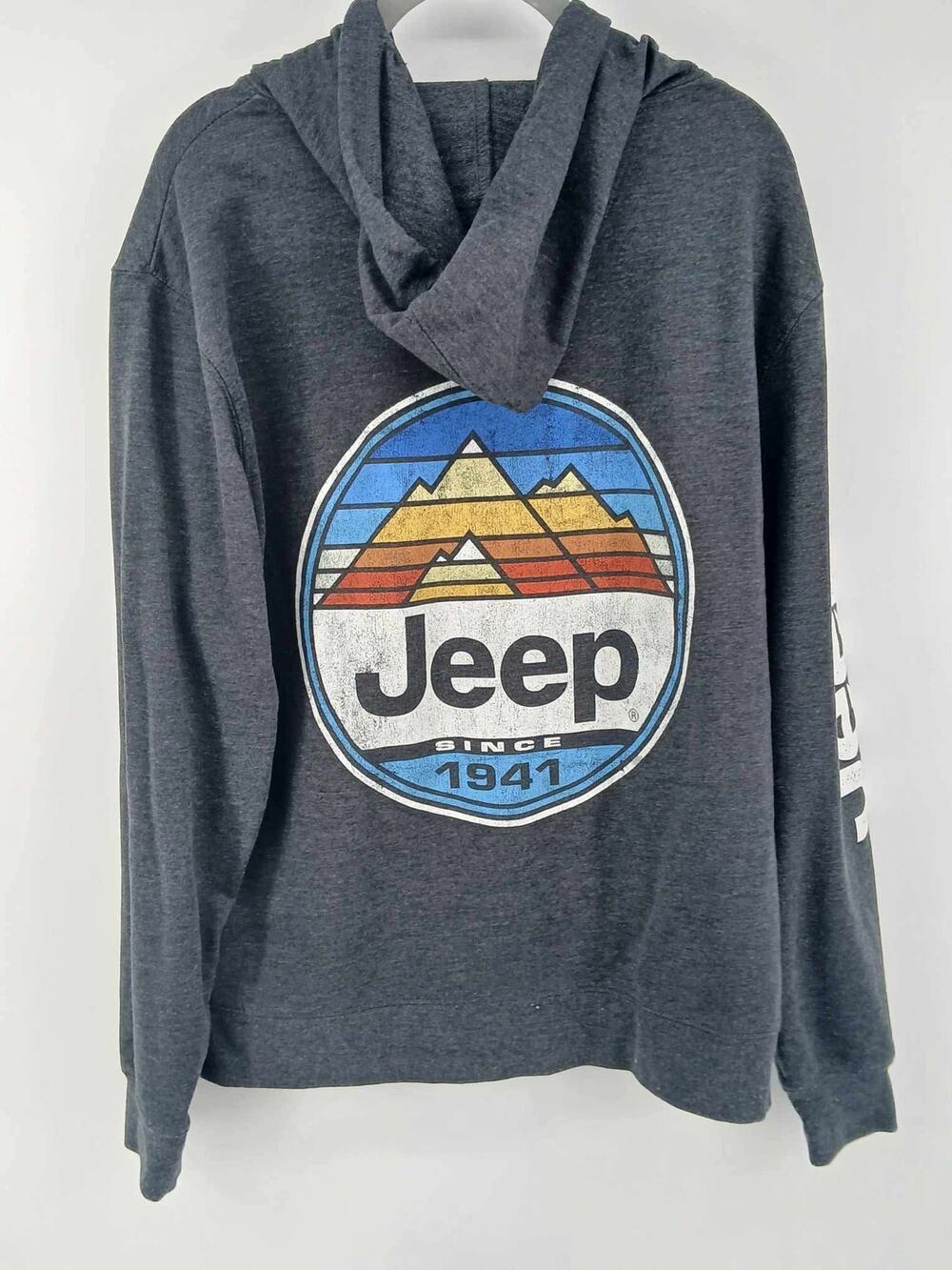 Jeep graphic full zip sweatshirt (L)